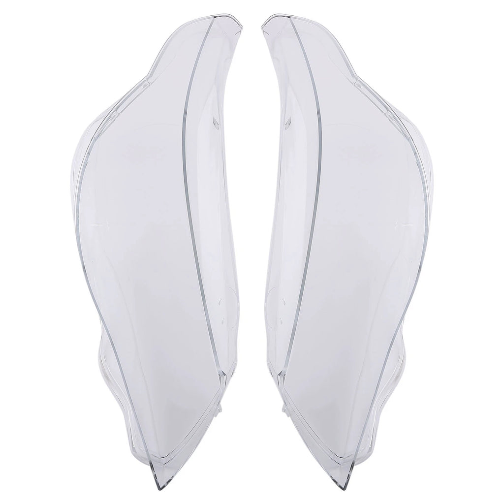 Front Pair Headlight Lens Cover Clear for BMW E60 E61 (2003–2010)