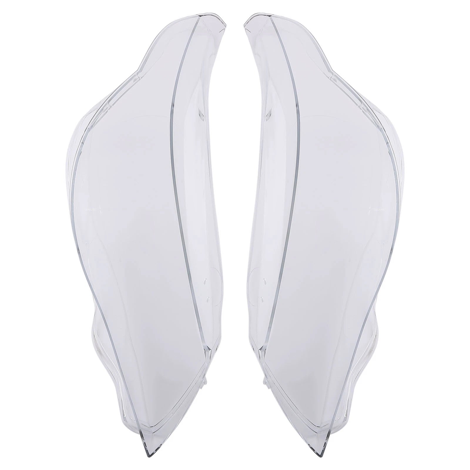 Front Pair Headlight Lens Cover Clear for BMW E60 E61 (2003–2010)