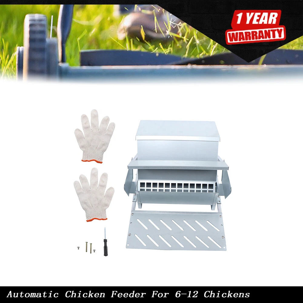 Automatic Chicken Feeder for Chickens (6-12)