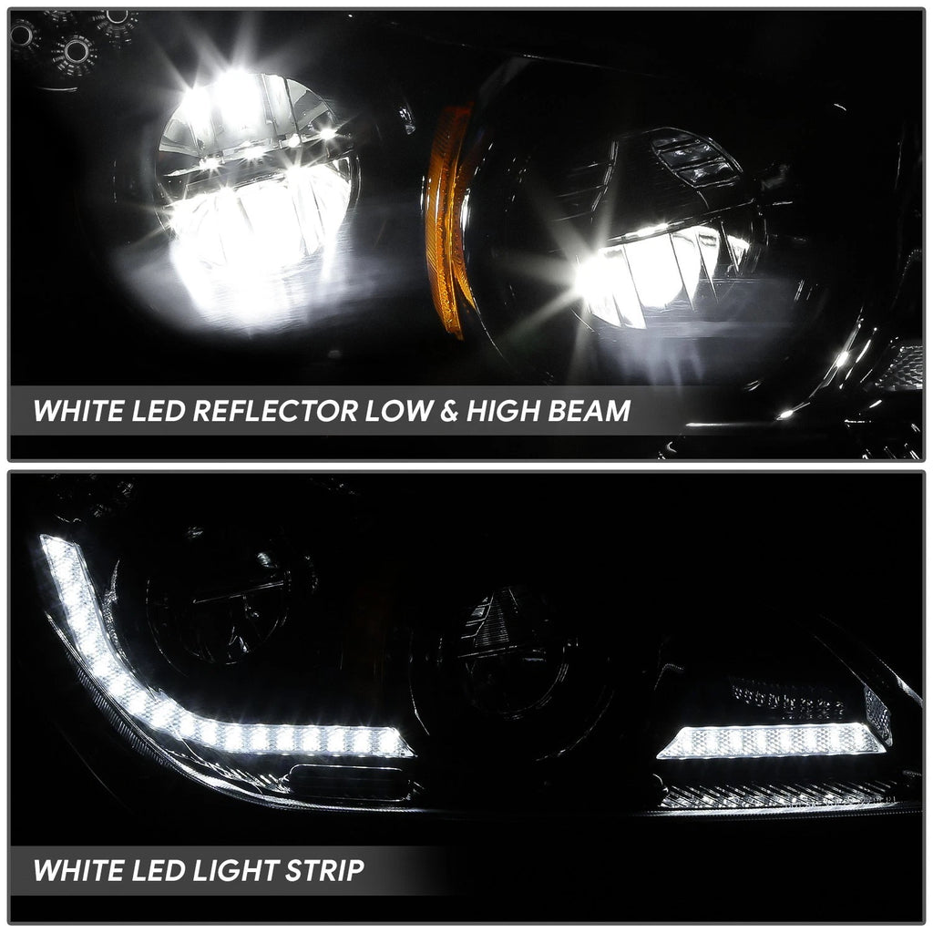 Full LED 3D Light Bar Headlight Assembly for Kenworth T680 (2022–2025)
