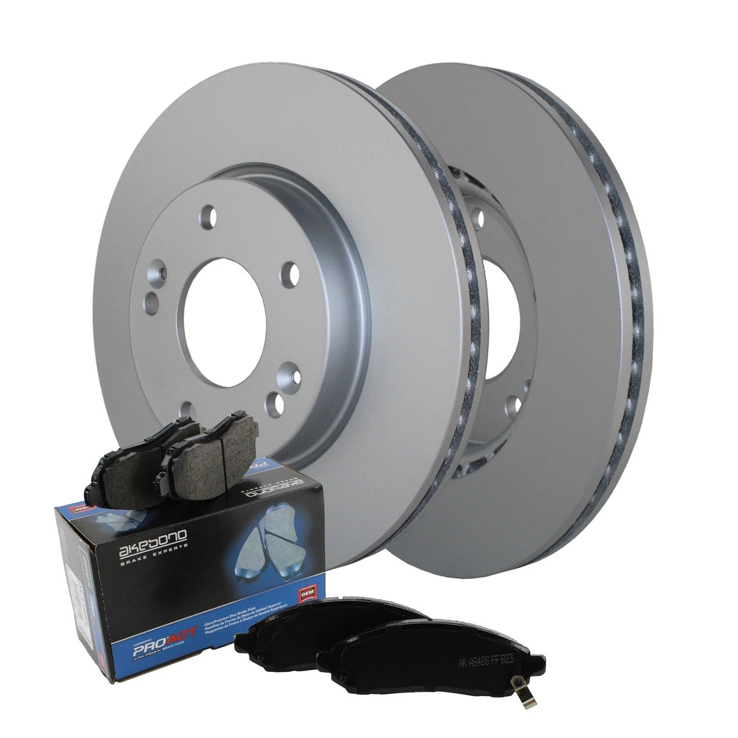 Front Brake Kit 280mm Disc Rotors & Akebono ProACT Pads for Kona Seltos (2020–2023)