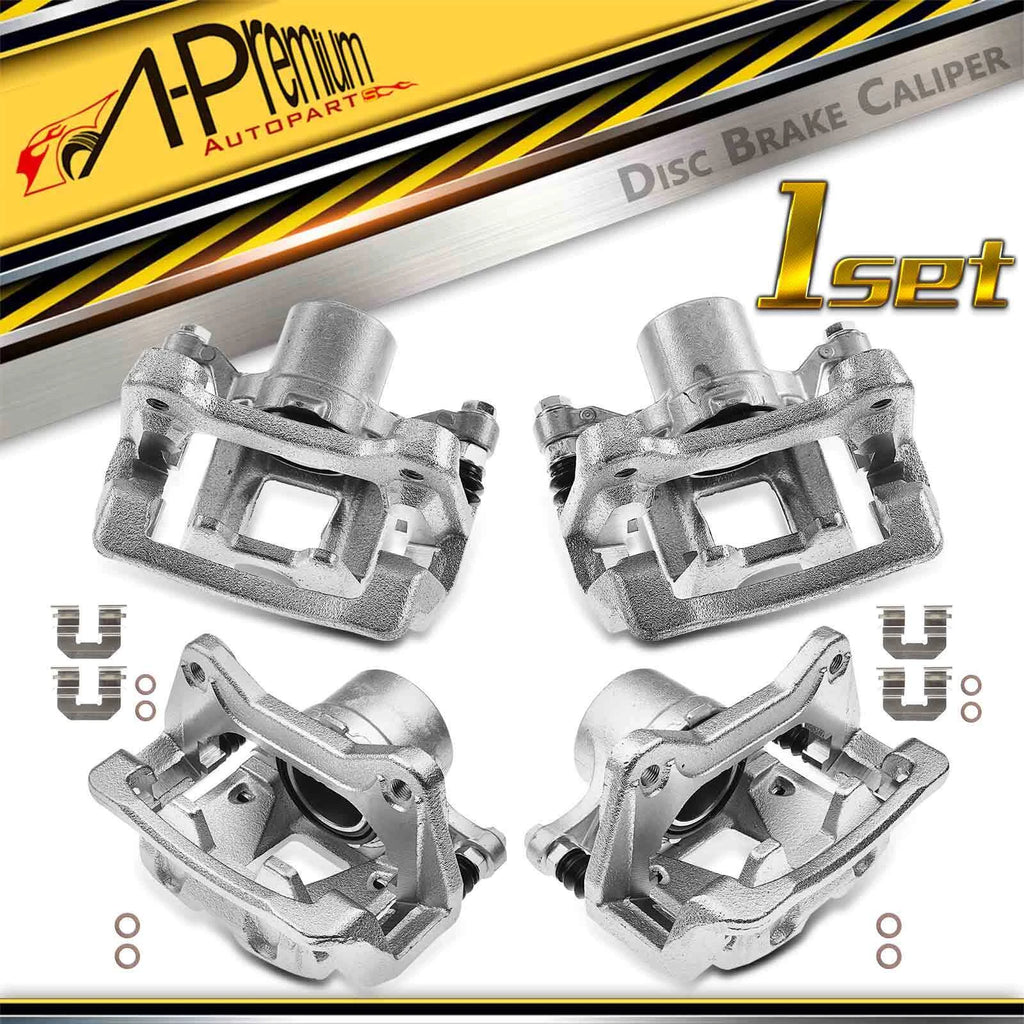 Set of 4 Brake Calipers with Bracket for Hyundai Sonata Kia Optima