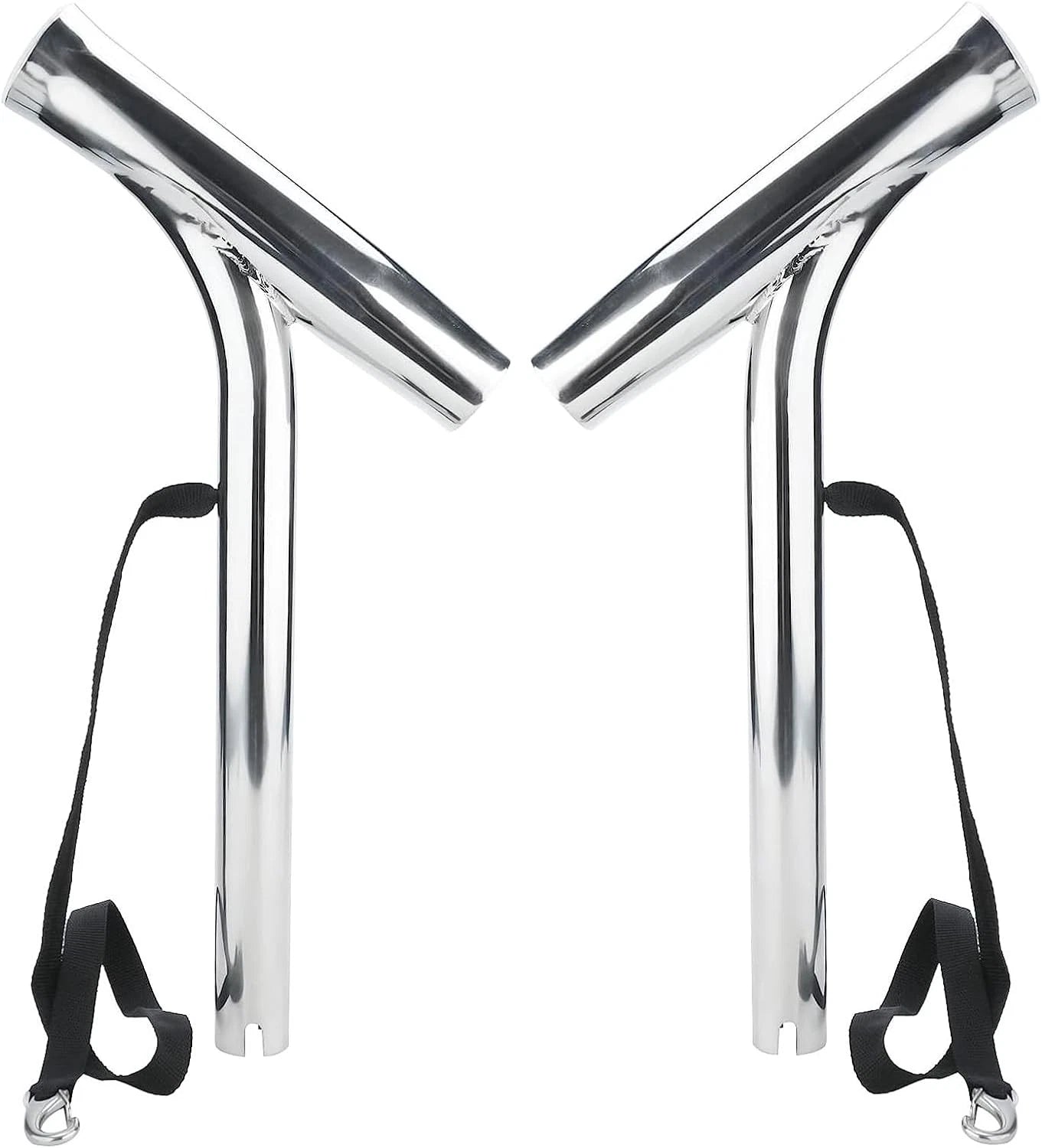 2X Stainless Steel Fishing Rod Holder for Boat (Universal)