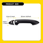 Gloss Black Door Handle Covers for Honda Accord (2013–2017)