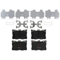 Set of 4 Disc Brake Pads for Mercedes-Benz C43 AMG (2017–2021)