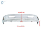 Chrome Front Bumper for RAM 1500 (2013-2018) with Sensor Holes
