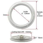 212mm Marine Grade Nylon Access Hatch Cover for Boats RVs with O Ring Seal