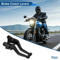 Adjustable Short Brake Clutch Lever Set for BMW F650GS (2008–2012) Black