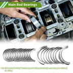 26pcs Crankshaft Main Rod Bearings for Chevrolet LS 4.8 5.3 6.0 6.2 (1997–2019)