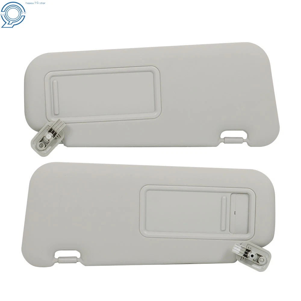 Set of 2 Sun Visors for Mazda 3 (2010–2013) Gray