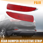 1 Pair Rear Bumper Reflector for Toyota Yaris 