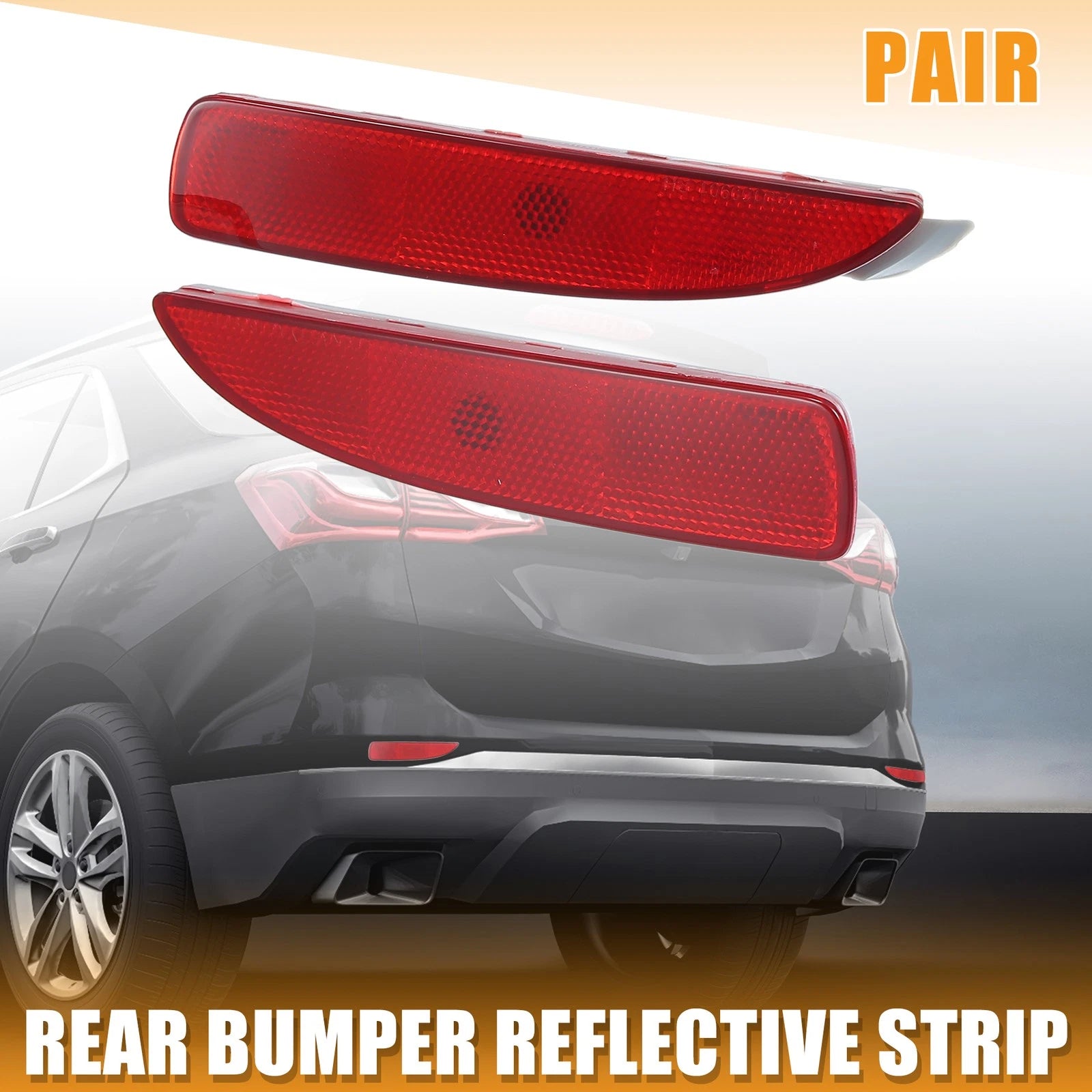 1 Pair Rear Bumper Reflector for Toyota Yaris 