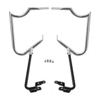 Hard Saddlebag Bracket Guard Bar for Harley Touring Glide (2014–2024) Chrome