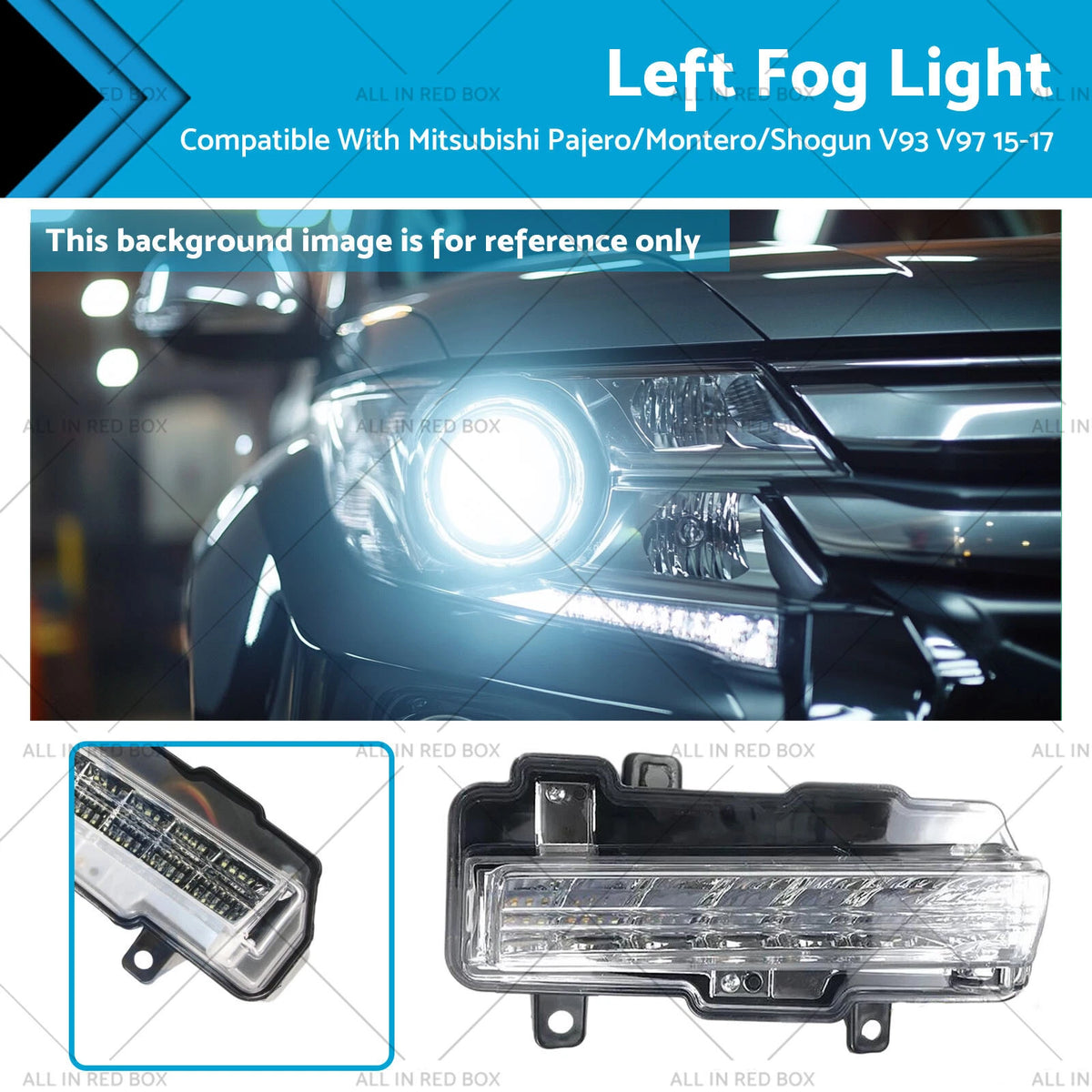 Front Bumper Fog Light Left for Pajero Montero (2015–2017) 8312A019