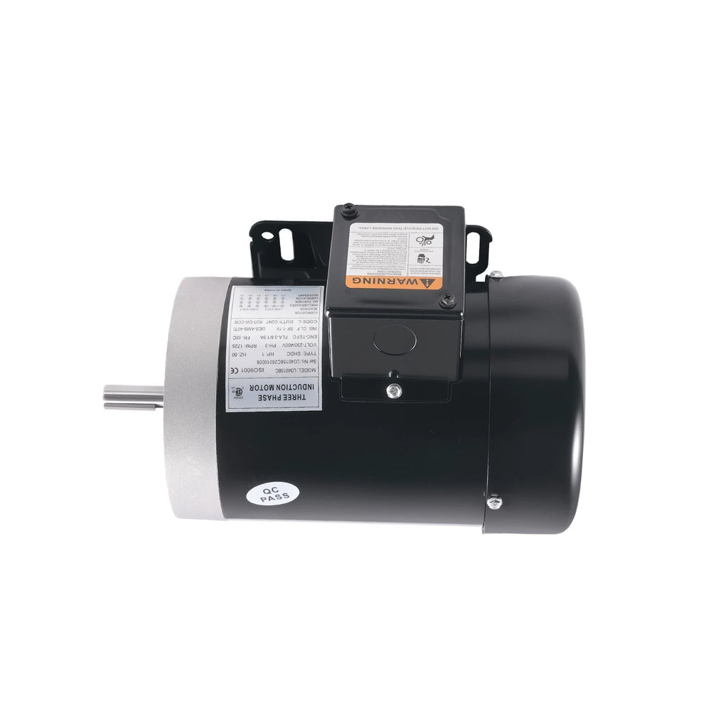 1HP Electric Motor 1725RPM AC230V/460V 56C Frame 3-Phase 5/8" Shaft