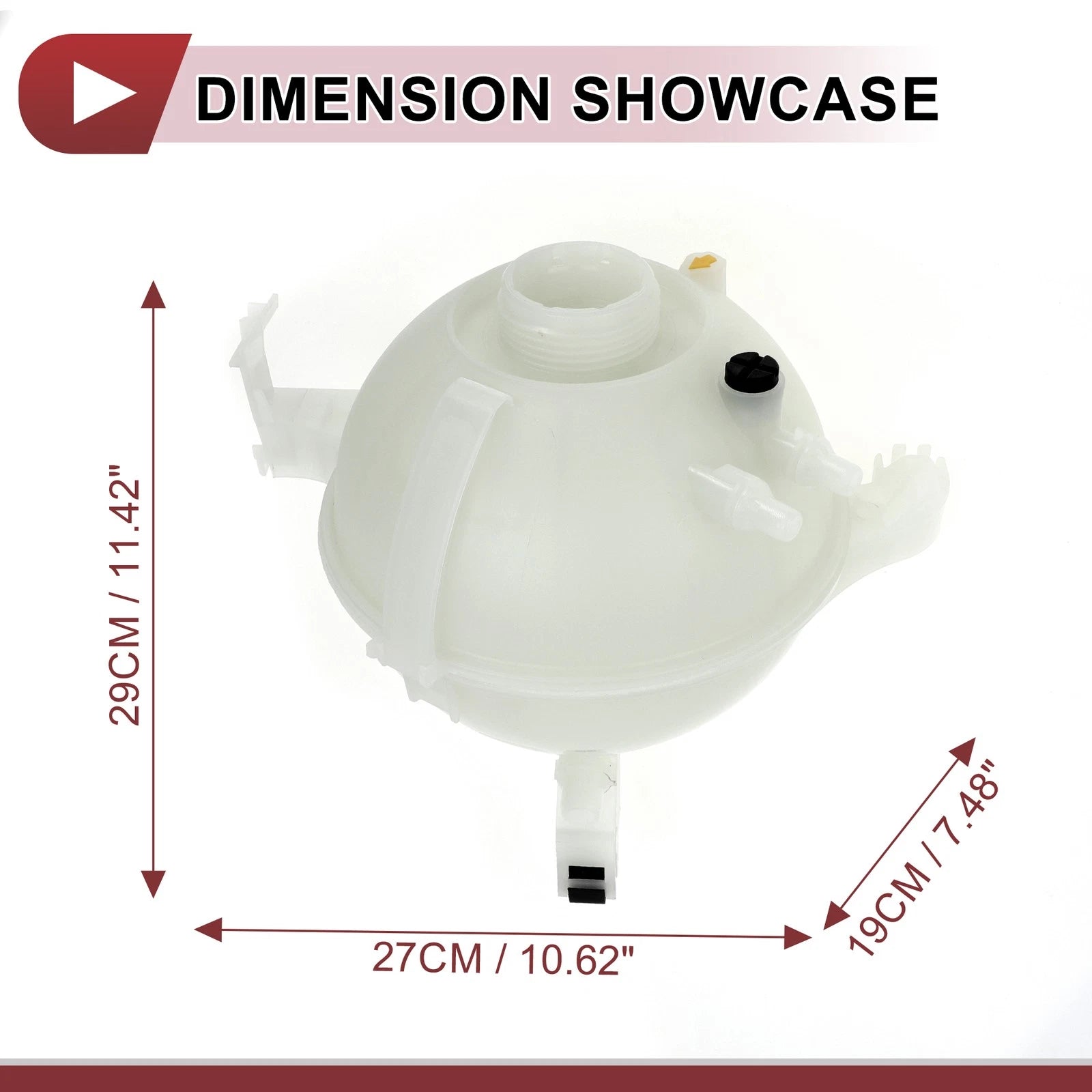 Coolant Expansion Overflow Tank No. 17138610654 for BMW 540D (2018)