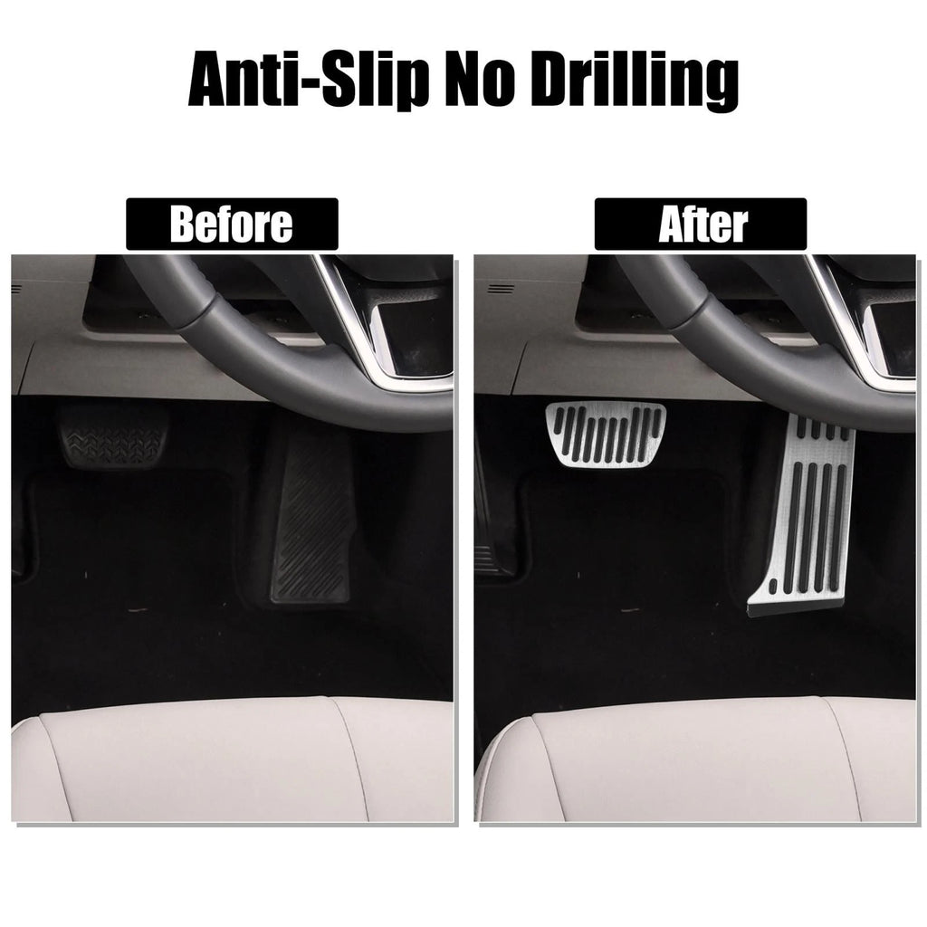 Anti Slip Brake and Gas Accelerator Pedal Pads Kit for Toyota 