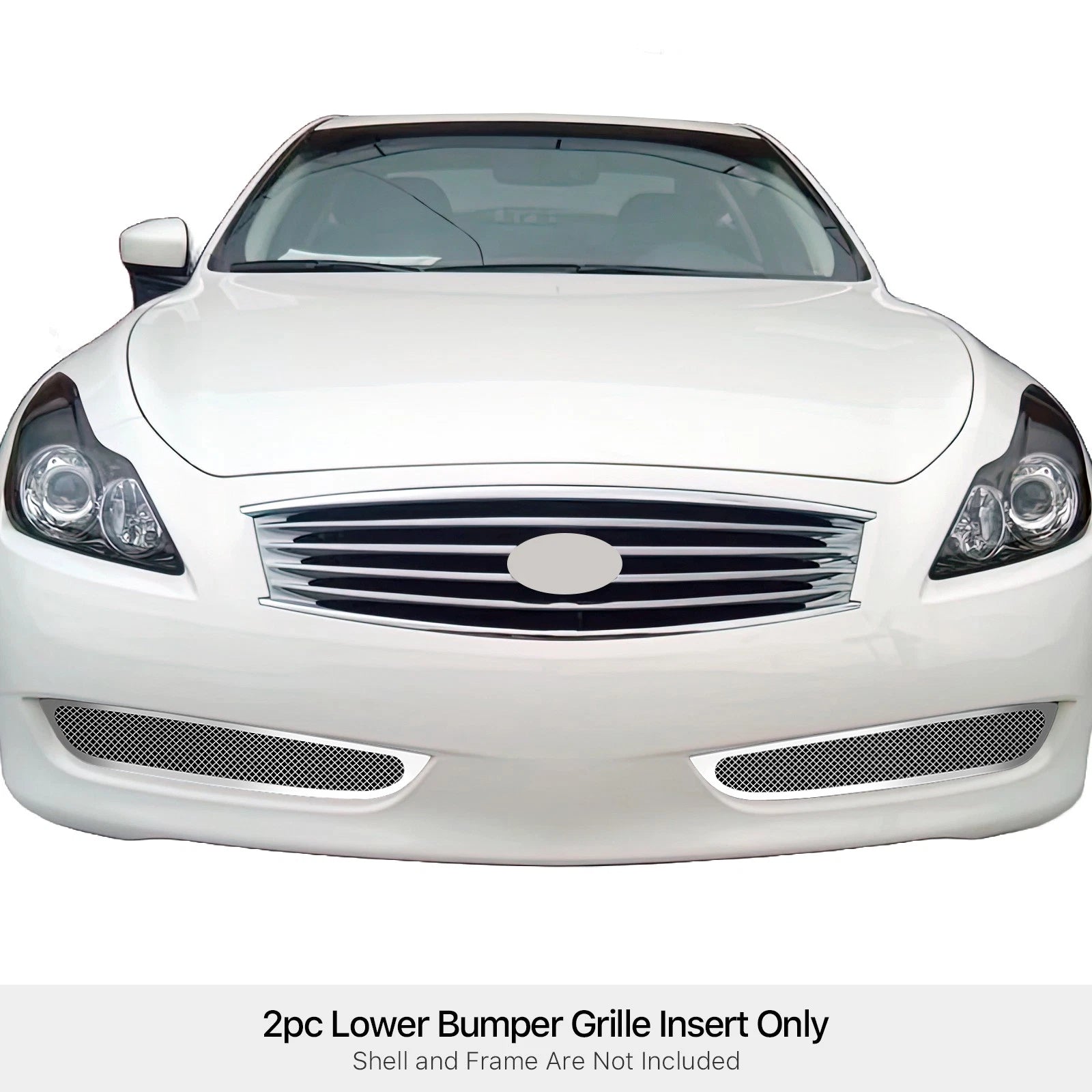 Stainless Steel Chrome Mesh Grille Insert for Infiniti G37 Coupe (2008-2010)