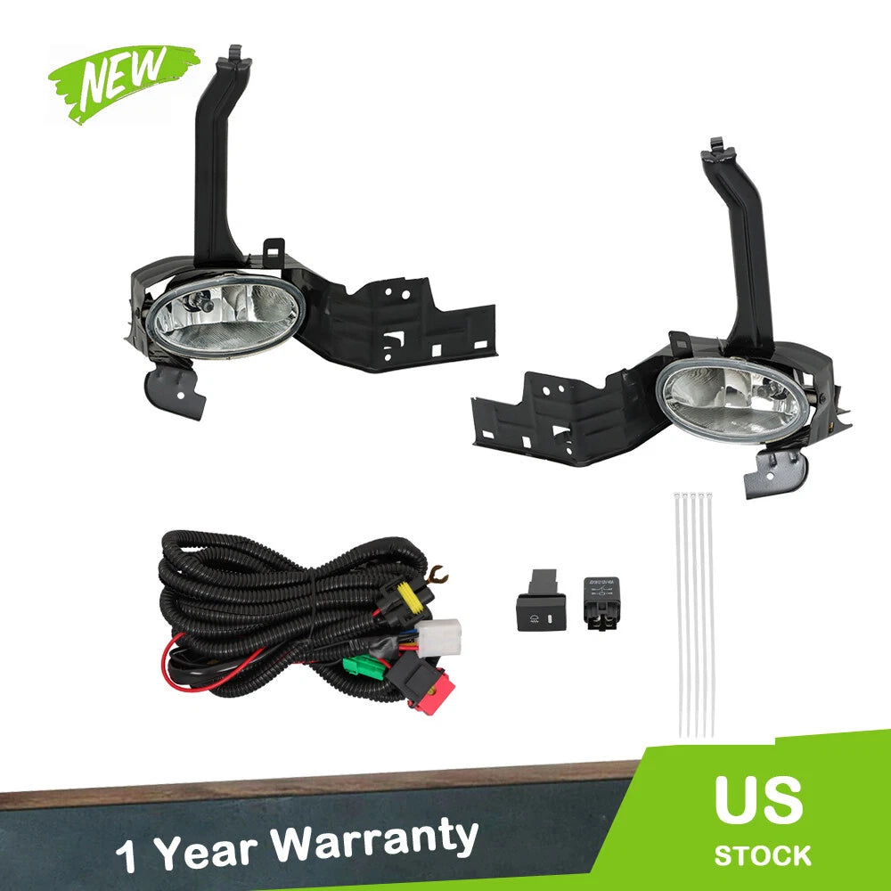 Set of 2 Front Fog Lights for Honda Accord Sedan (2008–2010)