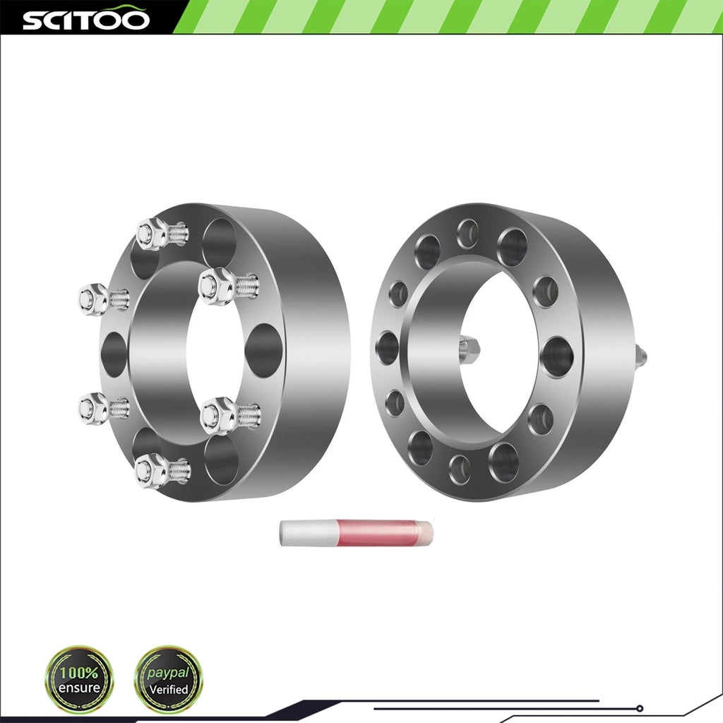 2X 2" Wheel Spacers 6x5.5 12x1.5 for 4Runner Tacoma H3 Colorado (2003–2023)