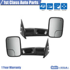Pair Heated Flip Up Towing Mirrors for Dodge Ram (2002–2009)