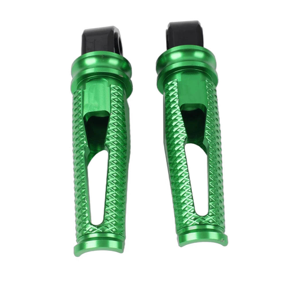 2pcs Green Rear Passenger Foot Peg for Daytona 675/R, 955i, Tiger 1050/SE/Sport
