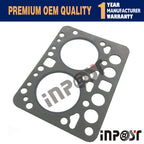 Head Gasket for Kubota B6000 Tractor Engine (Graphite)