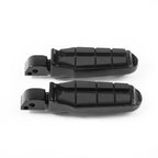 Pair Black Rear Footpegs for Harley FXBB Street Bob 2018–2023