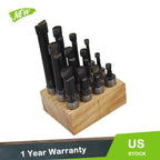 Set of 12 Boring Bars for Lathe (5/8" Shank)