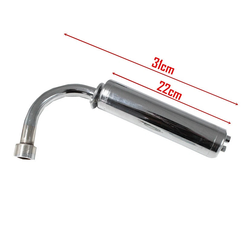 Exhaust Muffler Pipe for Motorised Push Bike 100CC (2 Stroke)