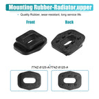 2X Upper Rubber Radiator Mount for Ford Edge (2007–2014) No.7T4Z-8125-A Black