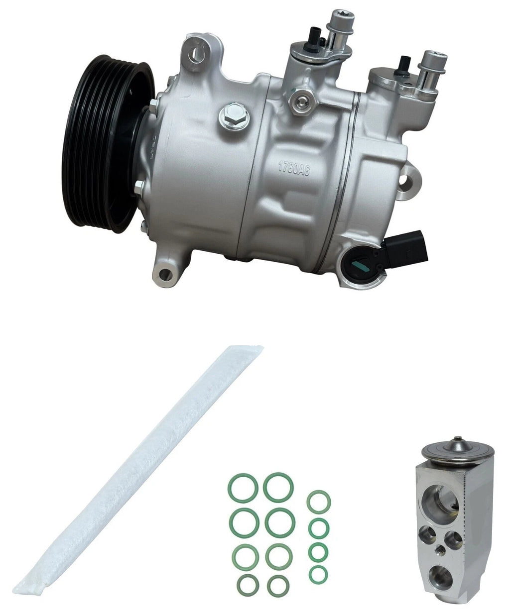 AC Compressor Kit Replacement for Audi S3 Hatchback 2.0L (2017–2019)