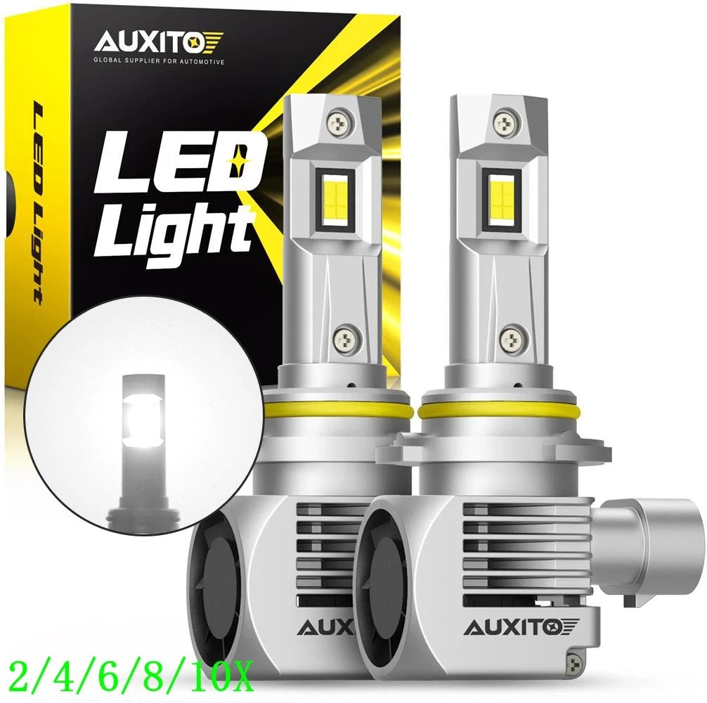 2X CANBUS 9005 LED Headlight Bulbs for High/Low Beam (HB3)