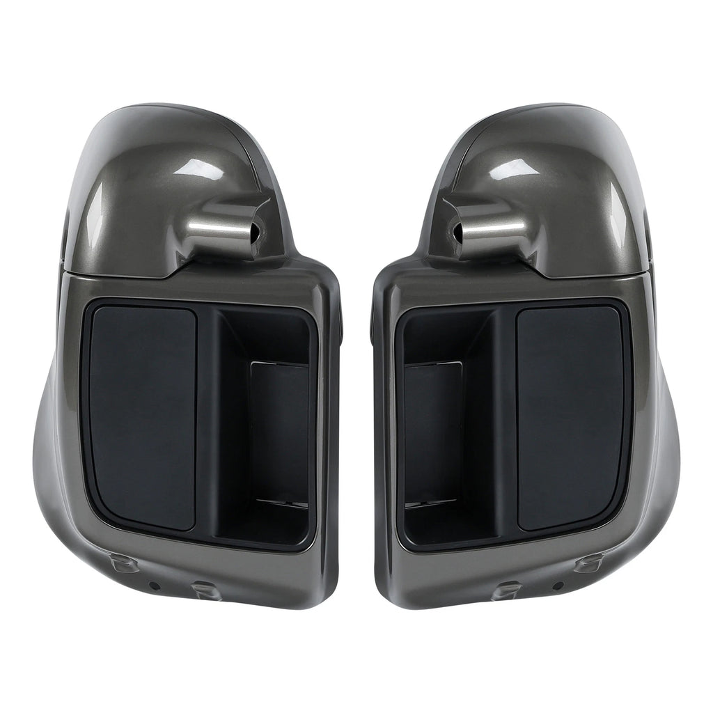 Lower Vented Fairings for Harley Touring Road Glide (2014–2023) - Industrial Gray