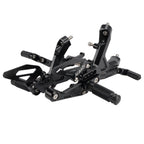 Adjustable Rearset for BMW S1000RR (2019–2024) - Aluminum Black