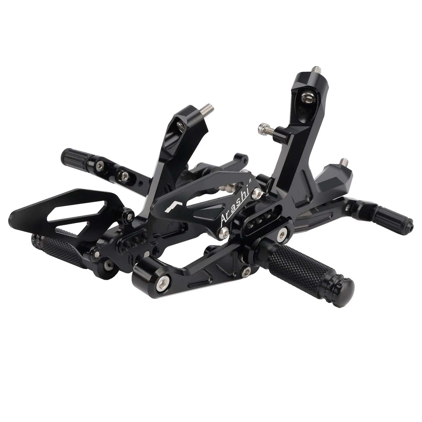 Adjustable Rearset for BMW S1000RR (2019–2024) - Aluminum Black