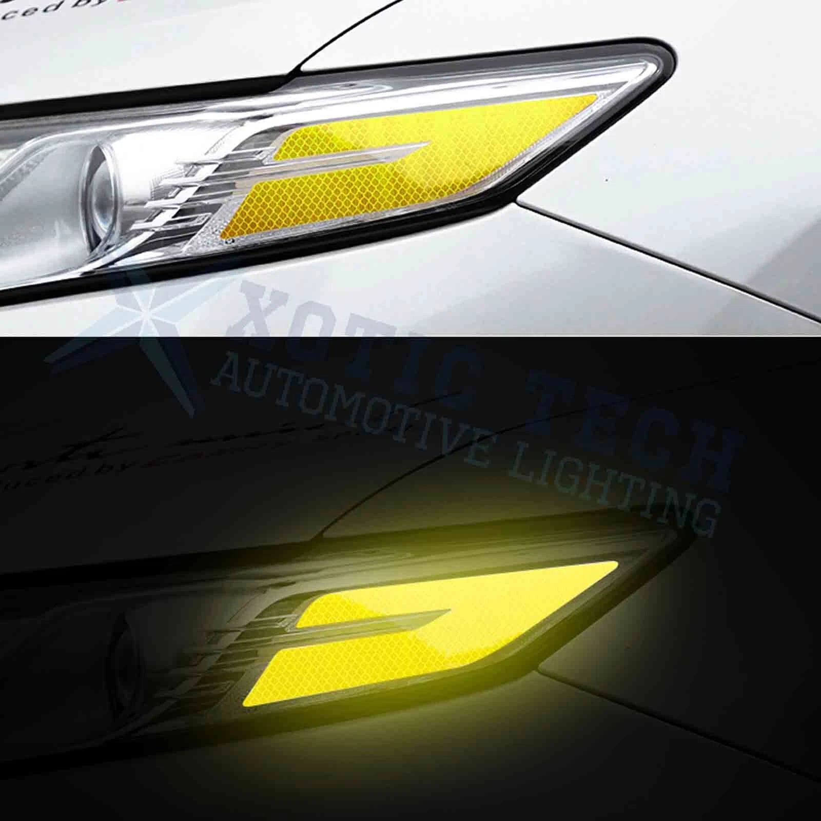 Headlight Eye Edge Reflective Vinyl Tint Overlay for Toyota Camry (2018-2020)