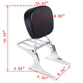 Sissy Bar Backrest Luggage Rack for Harley Heritage Softail FLST (1984–2017)