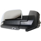 Set of 2 Heated Chrome Mirrors for Ford F-150 (2015–2018) with Memory & Puddle Light
