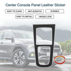 Center Console Panel Sticker for Mercedes-Benz GLA GLB EQA EQB Matte Black