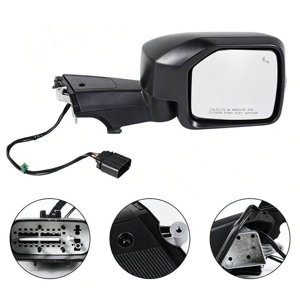 1 Pair Heated Side Mirrors with Blind Spot Camera for Ford Bronco (2020–2025)