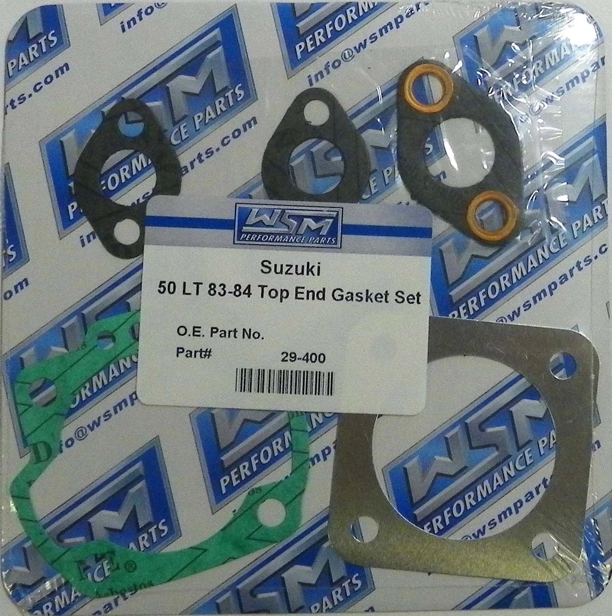Top End Gasket Kit for WSM 50 ALT/LT/JR (1978–2007) 29-400