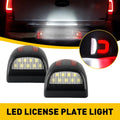 White LED License Plate Light for Chevy Silverado GMC Sierra 1500 (Red)