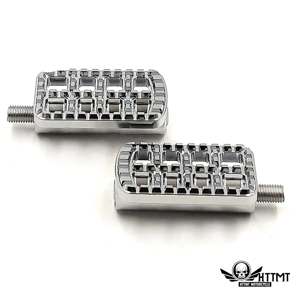 2X Chrome CNC Dominator Cut Shifter Pegs for Harley Tri Glide XG500 750 (2014–2023)