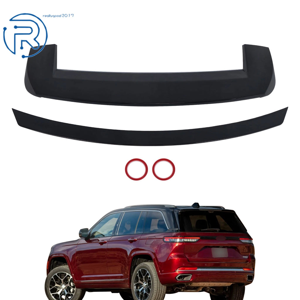 Spoiler Roof Rear + Mid Wing for Jeep Grand Cherokee (2013–2021) Black