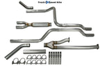2.5" Dual Exhaust Kit for Toyota Tundra (2009–2013) Glasspack Corner Exit