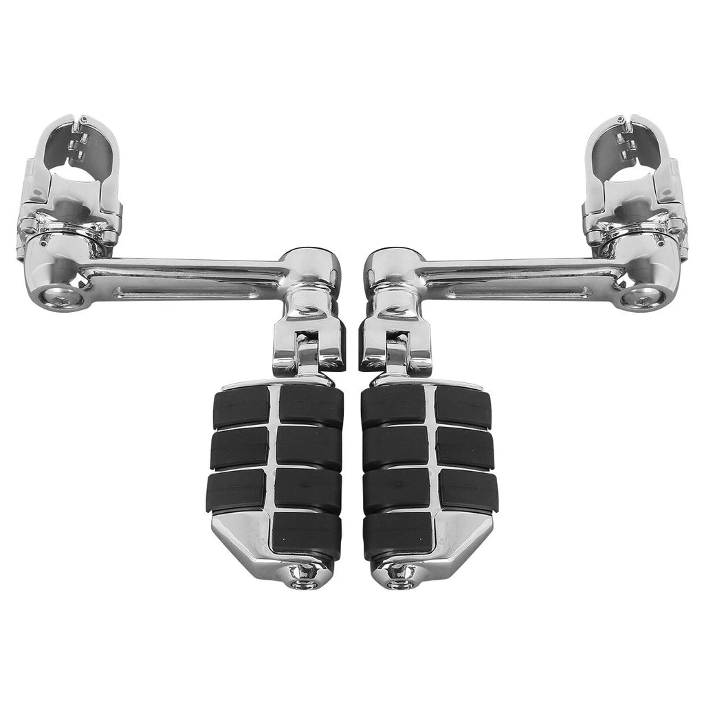 Set of 2 Chrome Footrests Footpegs for Honda Goldwing GL1800 (2001–2023)