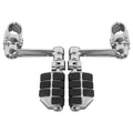 Set of 2 Chrome Footrests Footpegs for Honda Goldwing GL1800 (2001–2023)