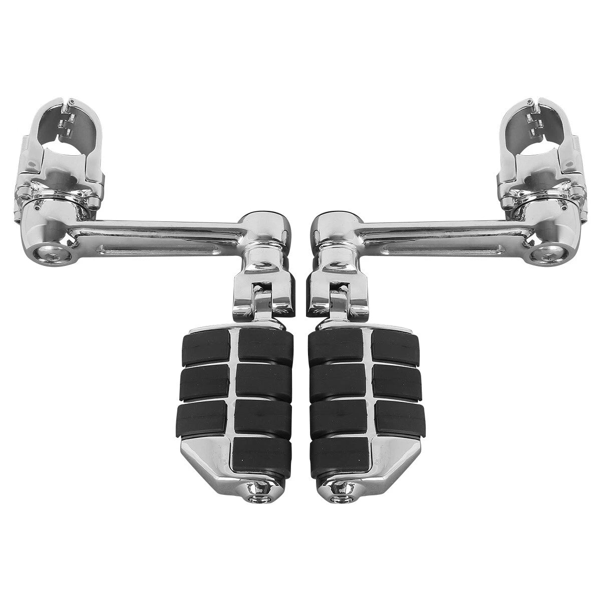 Set of 2 Chrome Footrests Footpegs for Honda Goldwing GL1800 (2001–2023)