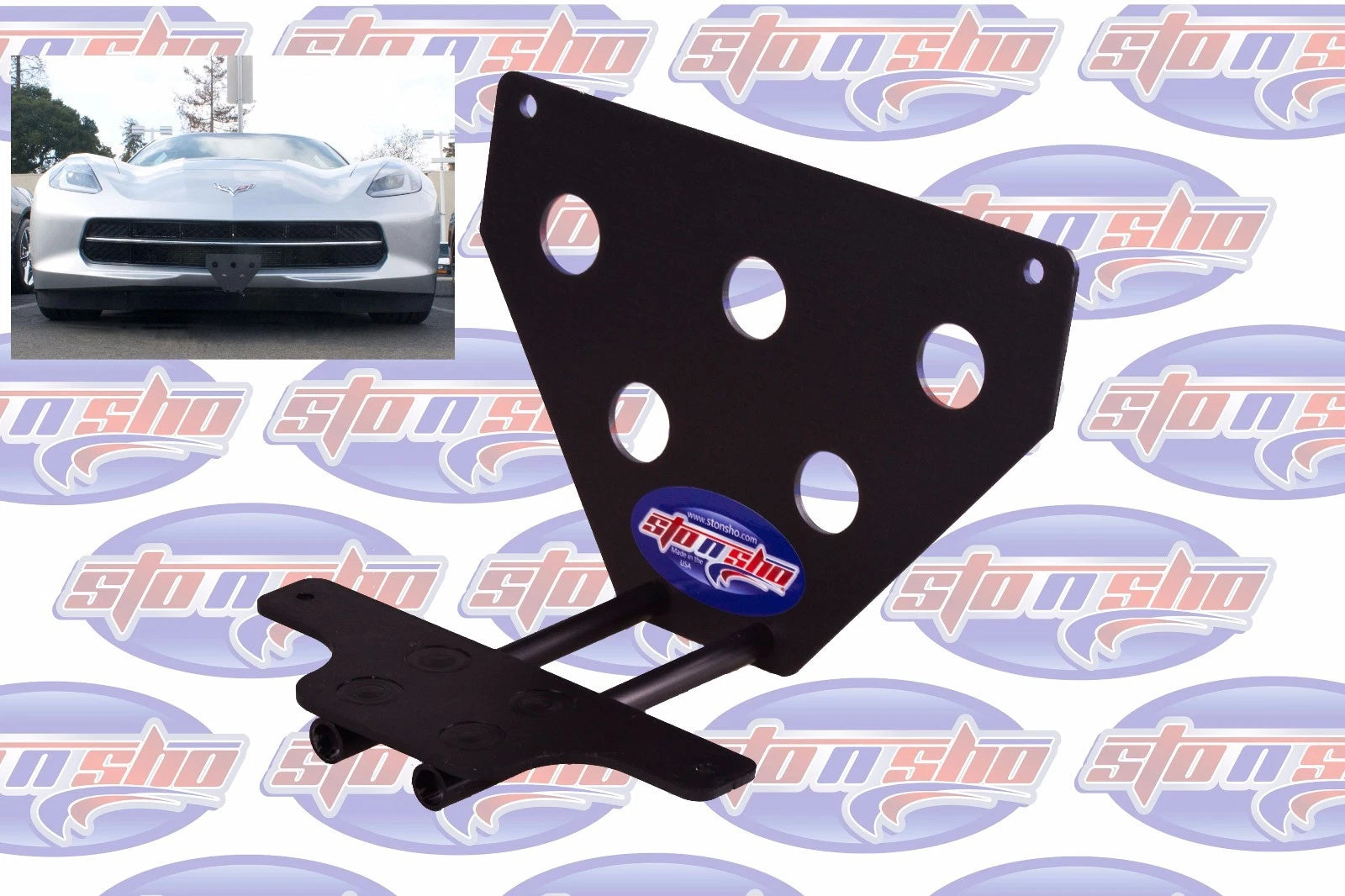 License Plate Bracket Replacement for Chevrolet Corvette C7 Stingray (2014–2019)